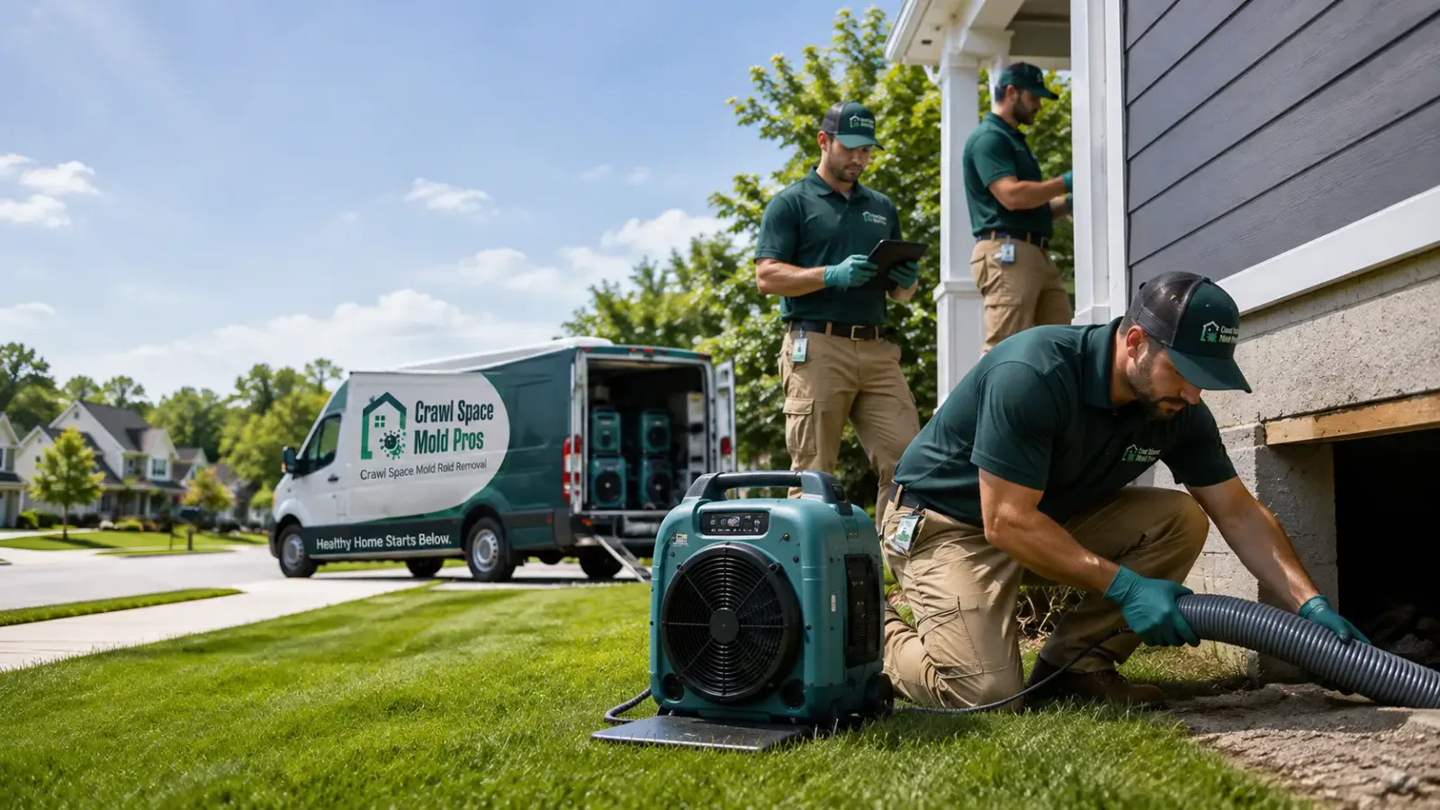 Crawl Space Mold Removal in Wilberforce, OH